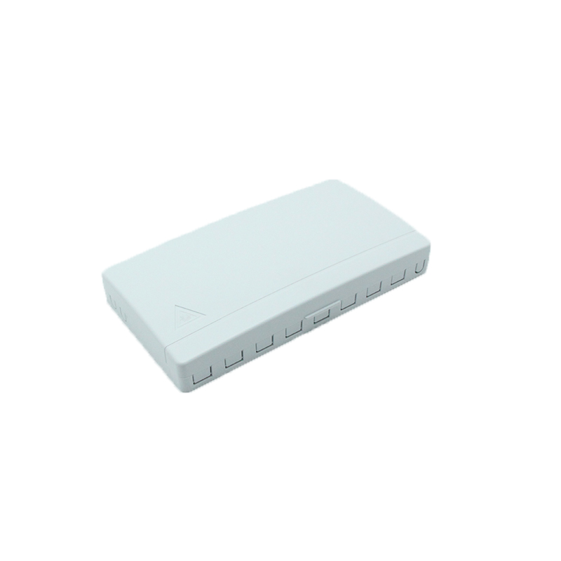 8 Port Socket Fiber FTTH Box Indoor Wall Mounted Fiber Face Plate FS - 8A
