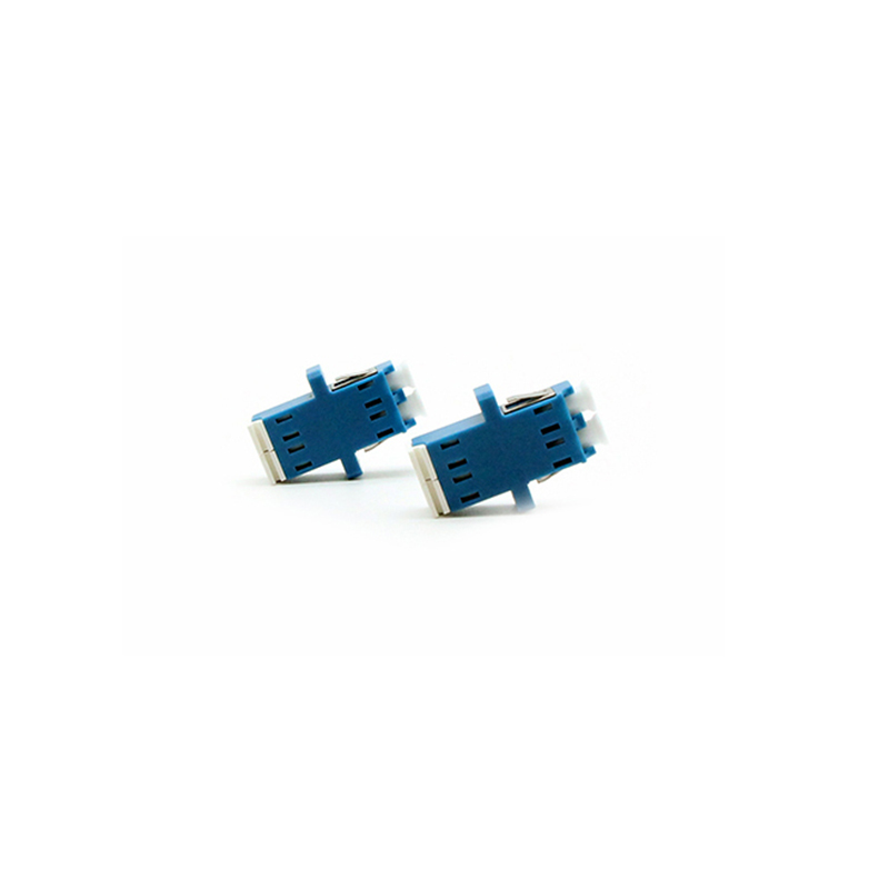 LC Duplex Adapters Inner Shutter full Flange Fiber Optic Adapter